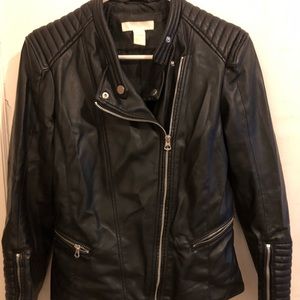 Faux Leather Jacket